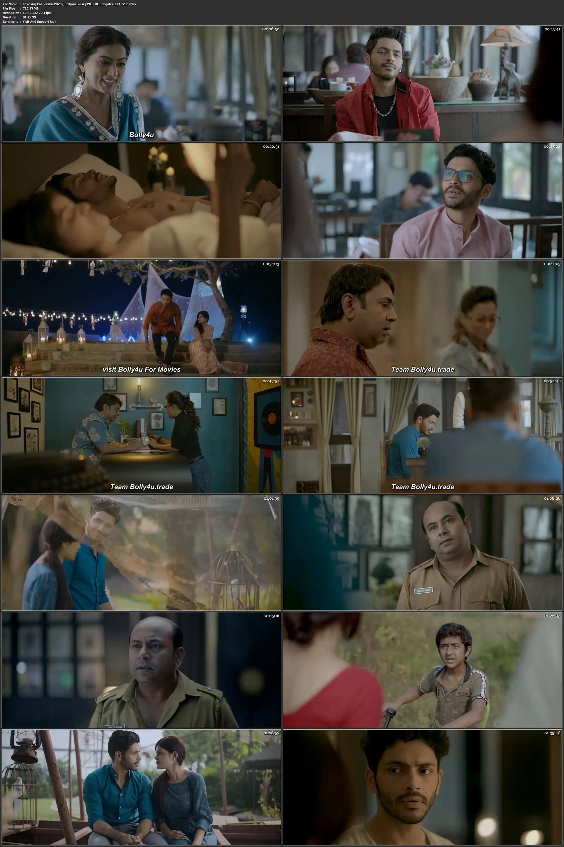 Love Aaj Kal Porshu 2020 WEB-DL 700Mb Bengali 720p ESub Download