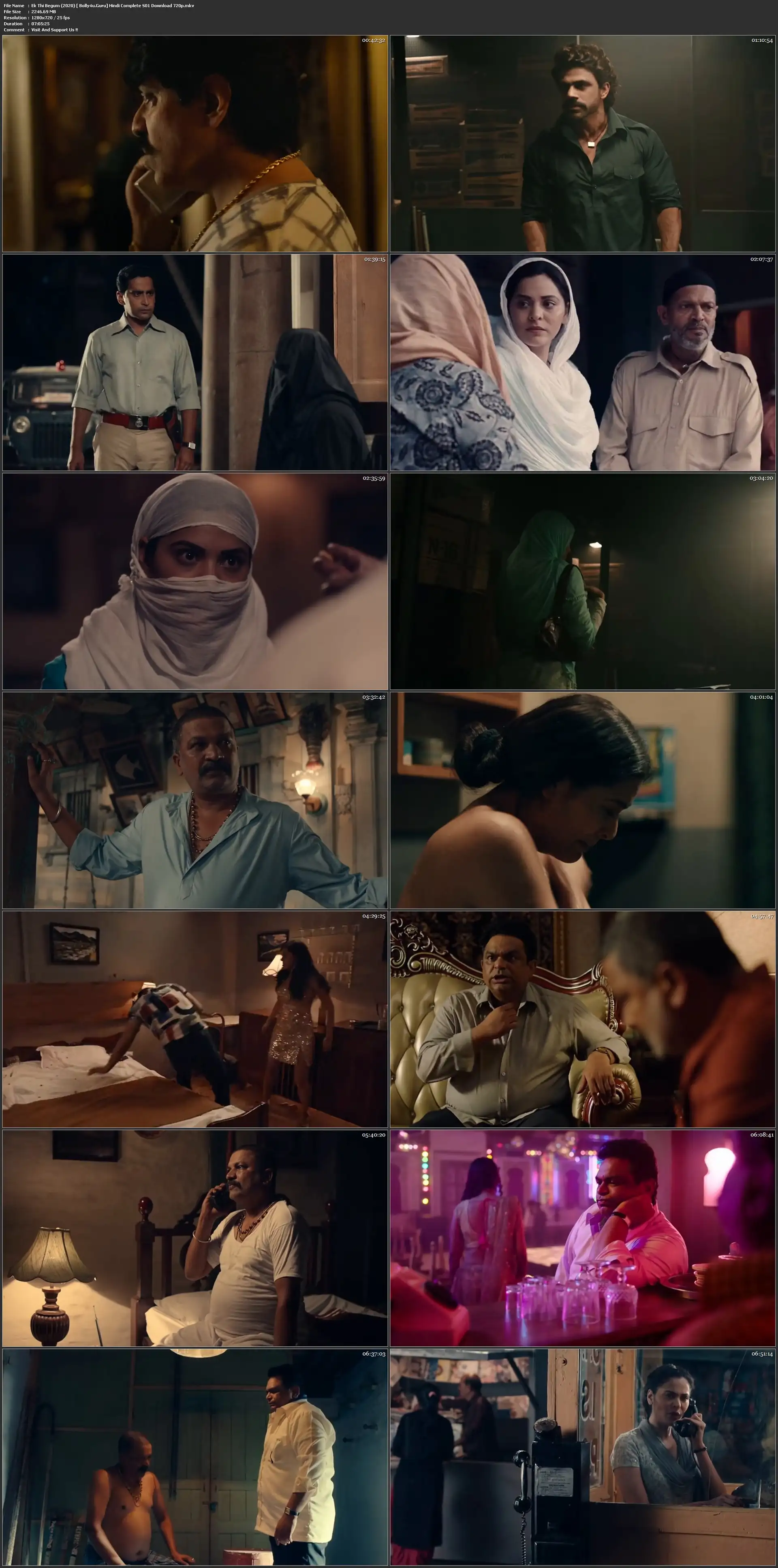 Ek Thi Begum 2020 HDRip 2GB Hindi Complete S01 Download 720p