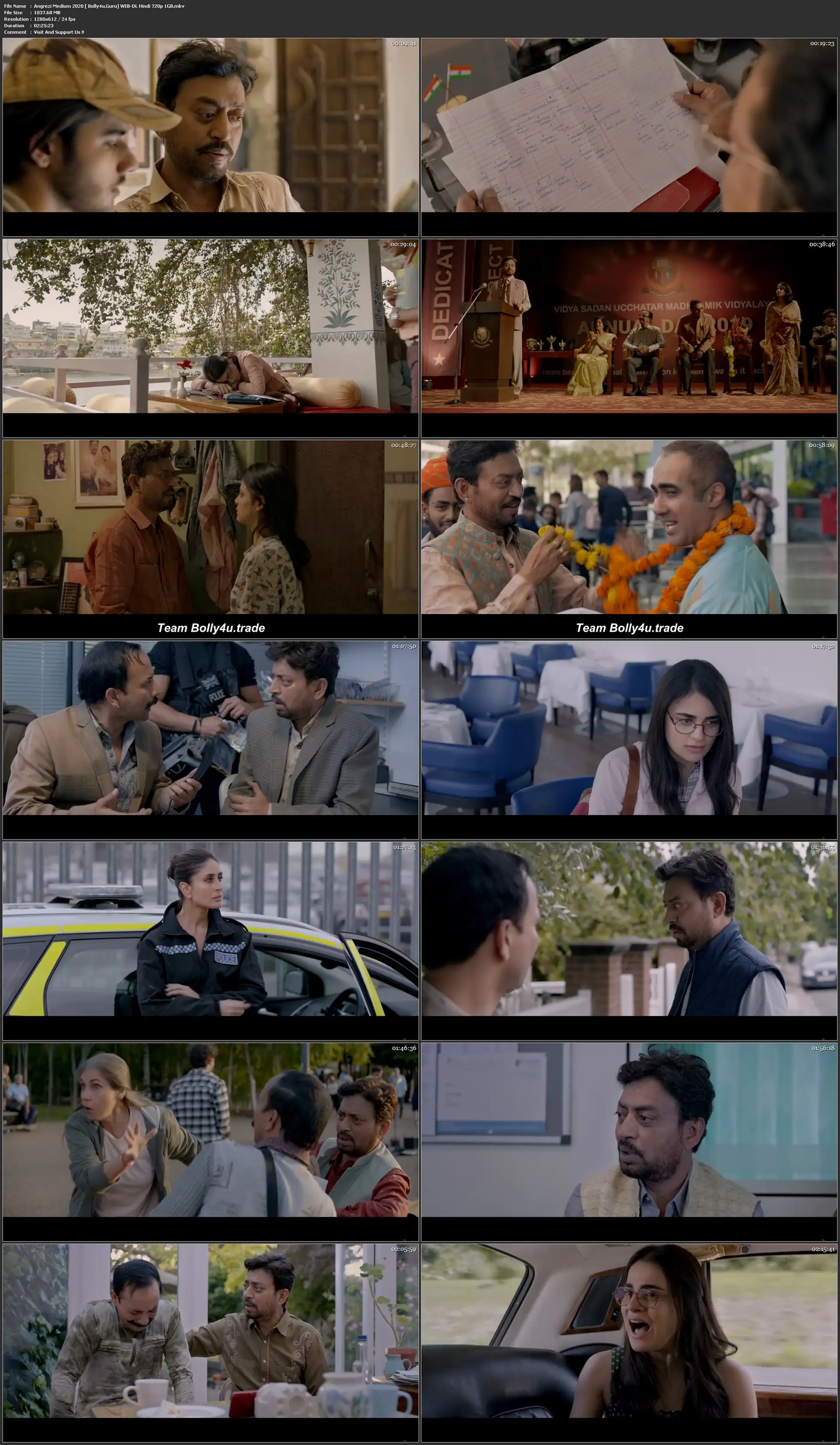 Angrezi Medium 2020 WEB-DL 400MB Hindi 480p ESub Download