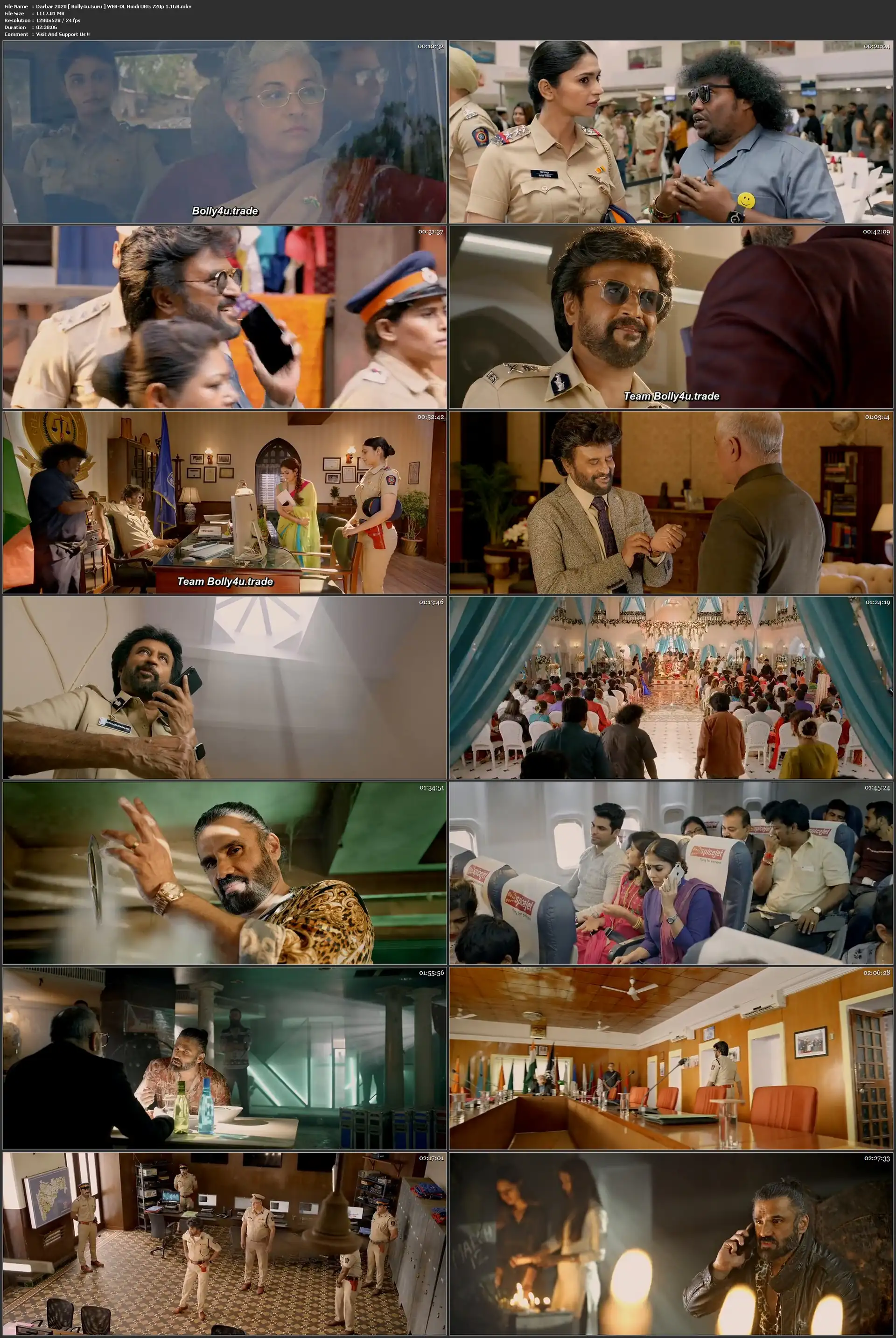 Darbar 2020 WEB-DL 450MB Hindi ORG 480p Download