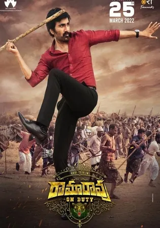 Ramarao On Duty 2022 WEB-DL Hindi Dubbed ORG Full Movie Download 1080p 720p 480p Watch Online Free bolly4u Ramarao On Duty 2022 WEB-DL Hindi Dubbed ORG Full Movie Download 1080p 720p 480p Watch Online Free bolly4u