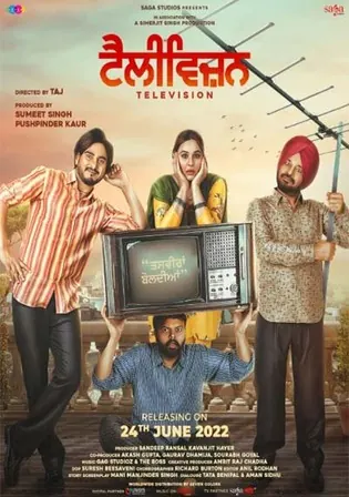 Television 2022 WEB-DL Punjabi Full Movie Download 1080p  720p  480p poster  Bolly4u Official
